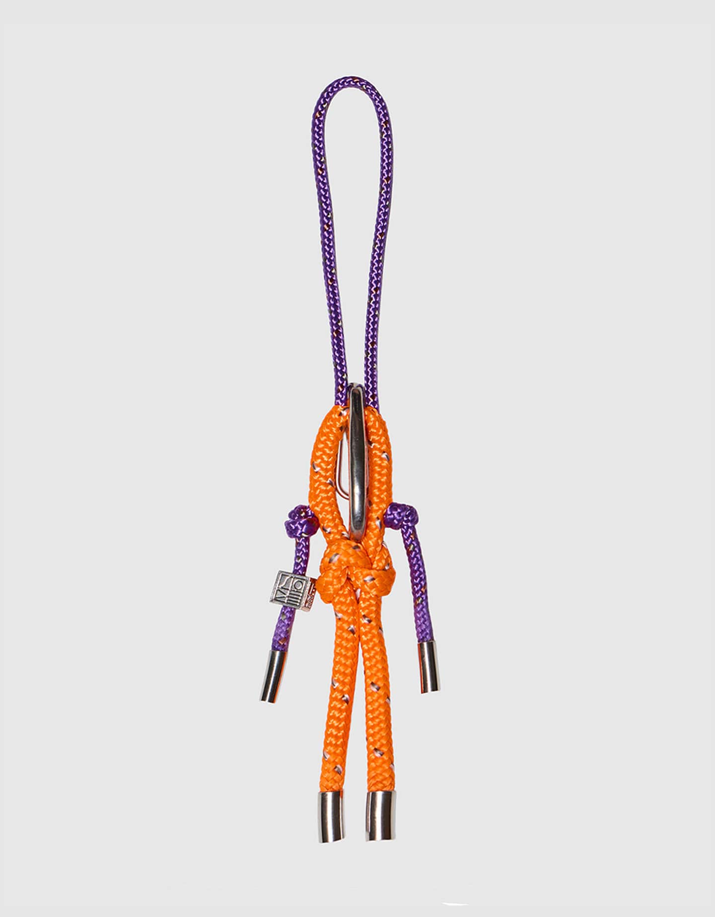 ゾーイ　ミニミー　バッグチャーム　アメジスト/タンジェリン