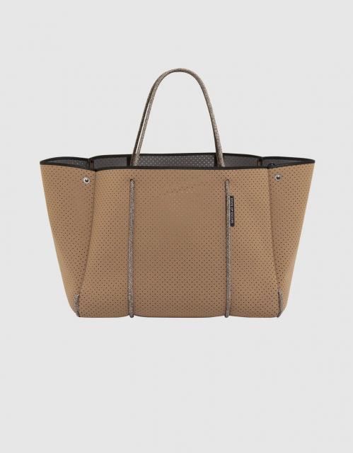 エスケープ　トート　キャラメル/スティール